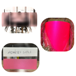 ADHESIF SABLE DEPOLI ROSE