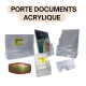 PORTE DOCUMENTS ACRYLIQUE