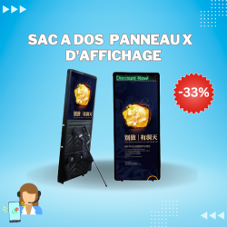 SAC A DOS PANNEAU D'AFFICHAGE PRO 07