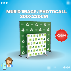 MUR D'IMAGE / PHOTOCALL 300X230CM PRO 09
