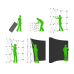 POP UP 3X5 PARAPLUIE MAGNETIQUE COURBÉ