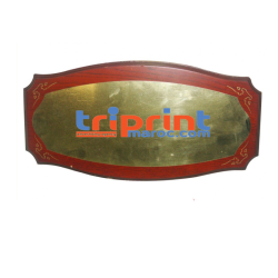 PLAQUE DE PORTE EN BOIS