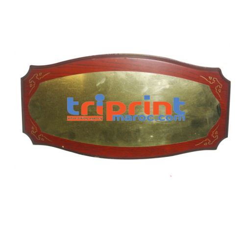 PLAQUE DE PORTE EN BOIS