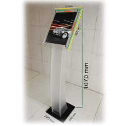 PORTE AFFICHE D'EXPOSITION EN PLEXIGLASS
