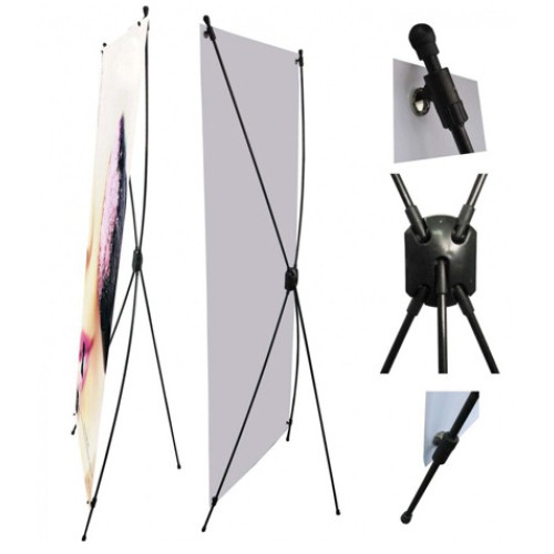 X BANNER 60X160CM TREPIED EN FIBER GLASS
