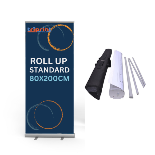 ROLL UP 80X200CM STANDARD EN ALUMINIUM